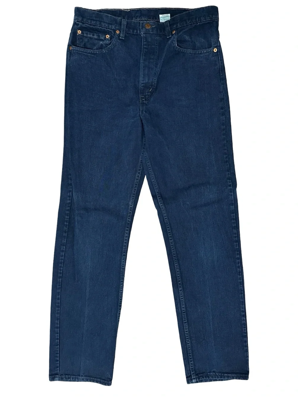 Levi's Vintage Made in the USA Men's Size 34 x 32 Deep Indigo Straight Leg Jeans